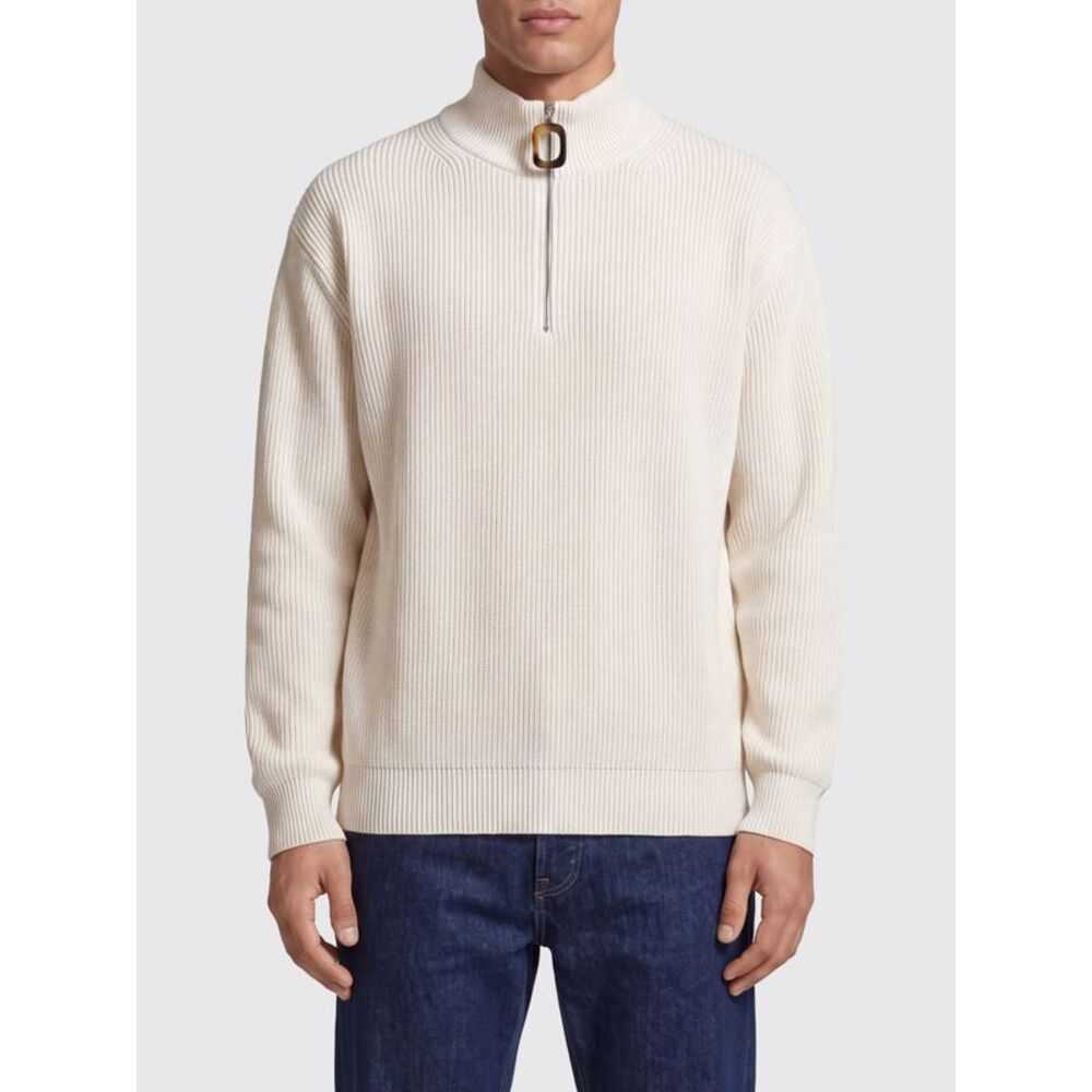 Jw Anderson Men High-Neck Half-Zip Jumper Jw Anderson In Wool Blend
